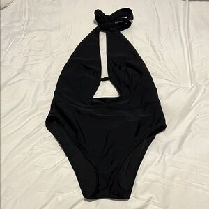 Adore Me Black Halter Swimsuit